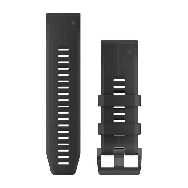 Ремінець Garmin Ремешок для Fenix 5X Plus 26mm QuickFit Black Silicone Band (010-12741-00) від компанії K V I T K A - фото 1