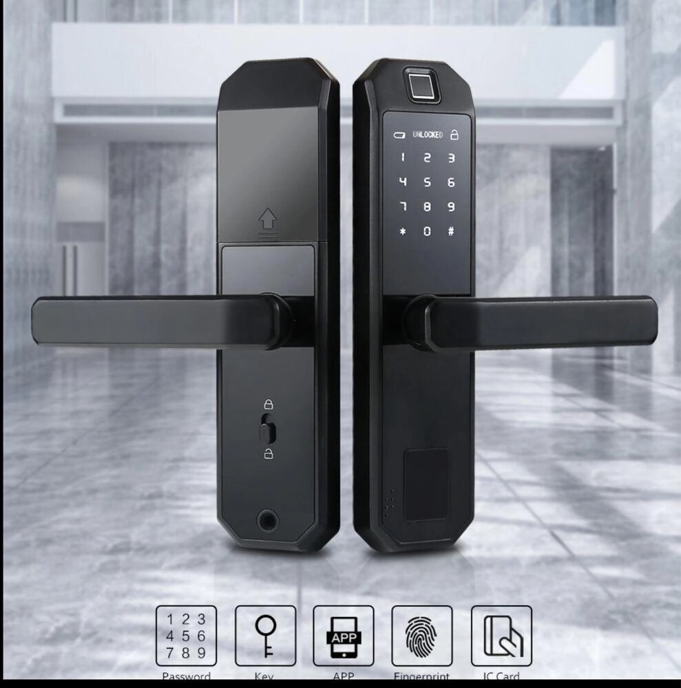 Розумний дверний замок з Wi-Fi, відбитком пальця від компанії K V I T K A - фото 1