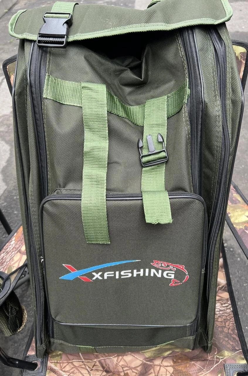 Рюкзак для риболовлі та туризму 80 л вологостійкий матеріал від компанії K V I T K A - фото 1