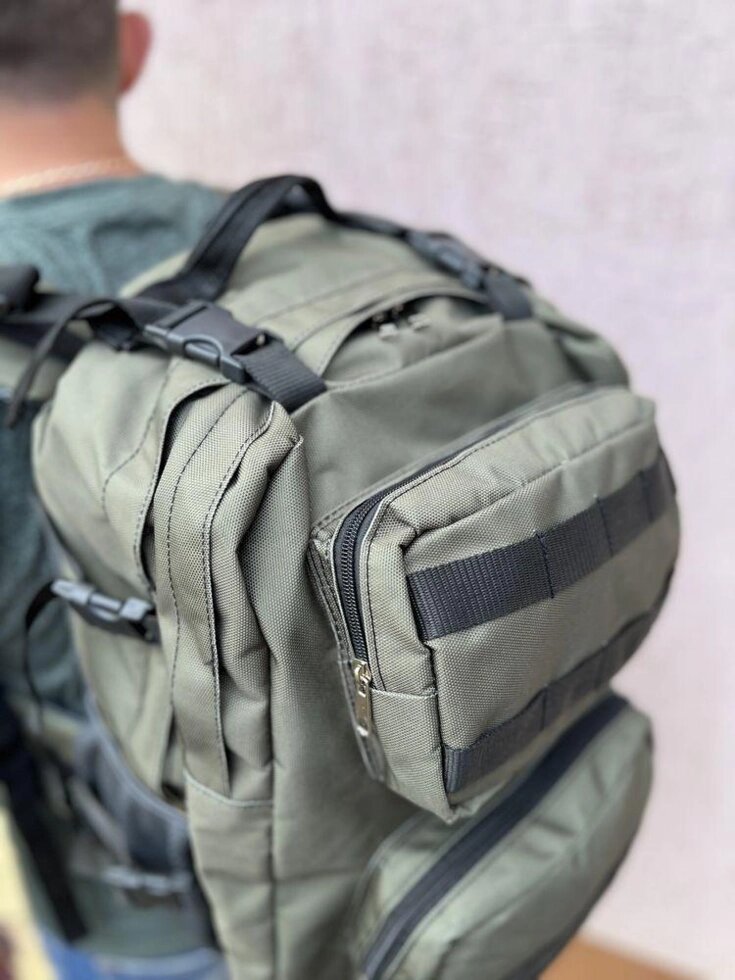 Рюкзак тактичний 55 л. Штурмовий рюкзак ЗСУ. Армійський рюкзак від компанії K V I T K A - фото 1