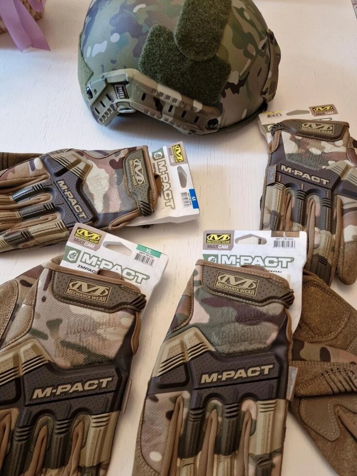 [S/M/XL] Mechanix M-Pact MultiCam Pearl Tactical Gloves від компанії K V I T K A - фото 1
