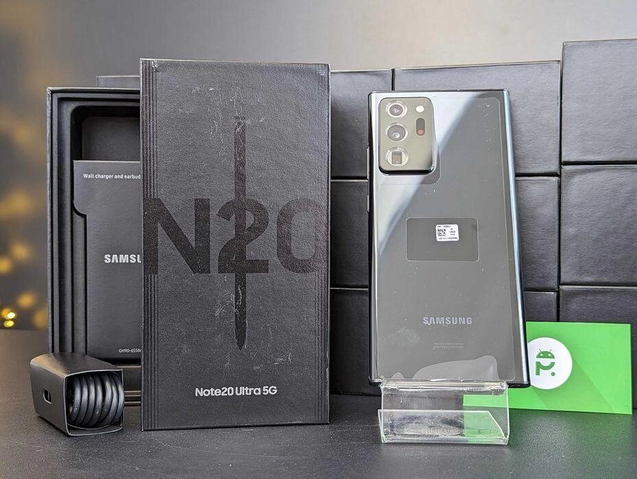 Samsung Galaxy Note 20 Ultra SM-N986U1 (1SIM) Mystic Black Асортимент від компанії K V I T K A - фото 1