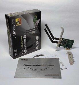 Мережевий бездротовий Wi-Fi адаптер Asus PCE-N15