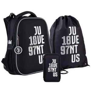 Шкільний набір рюкзак+пенал+сумка Kite FC Juventus JV21-531M