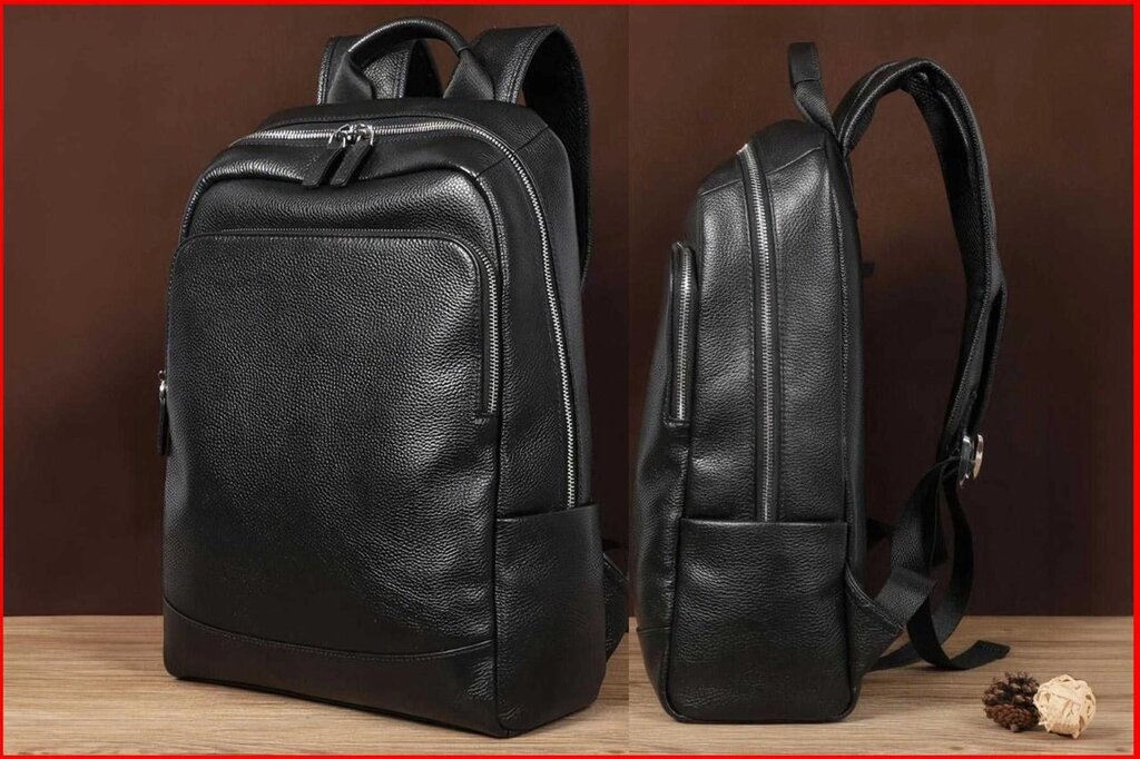 Шукаєте шкіряний рюкзак для ноутбука? Для вас стильний рюкзак чоловічий від компанії K V I T K A - фото 1