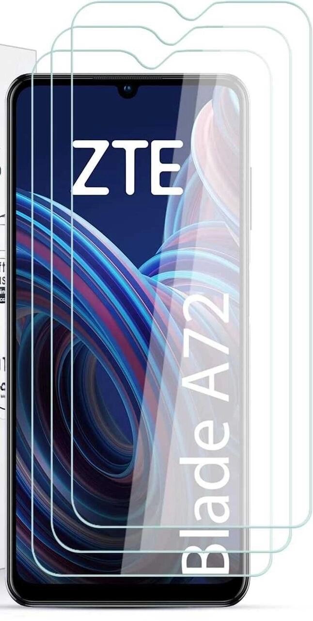 Скло 3 шт. екрана ZTE Blade A72 5G від компанії K V I T K A - фото 1