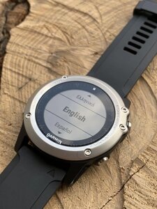 Смарт годинник Garmin Fenix 3 HR Silver з компасом та пульсометром