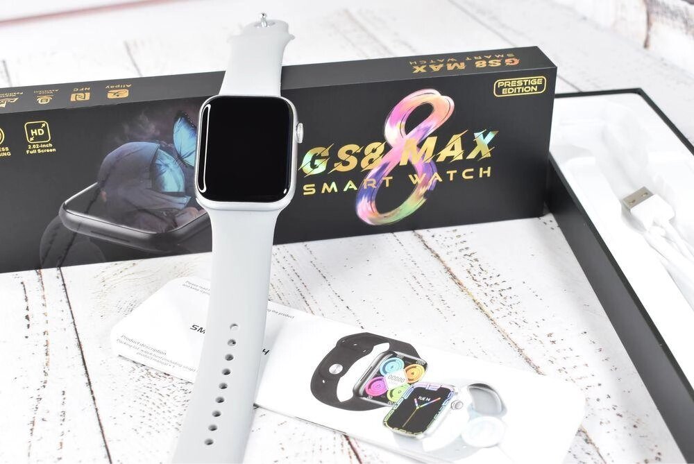 Смарт-годинник GS 8 MAX Smart watch 8 series NFC сірий від компанії K V I T K A - фото 1