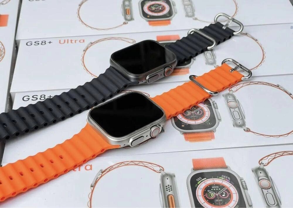 Смарт-годинник GS8 ULTRA Smart Watch 8 series NFC Black є Укр від компанії K V I T K A - фото 1