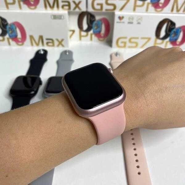 Смарт-годинник Smart Watch GS7 Pro Max 45 mm Рожевий коп від компанії K V I T K A - фото 1
