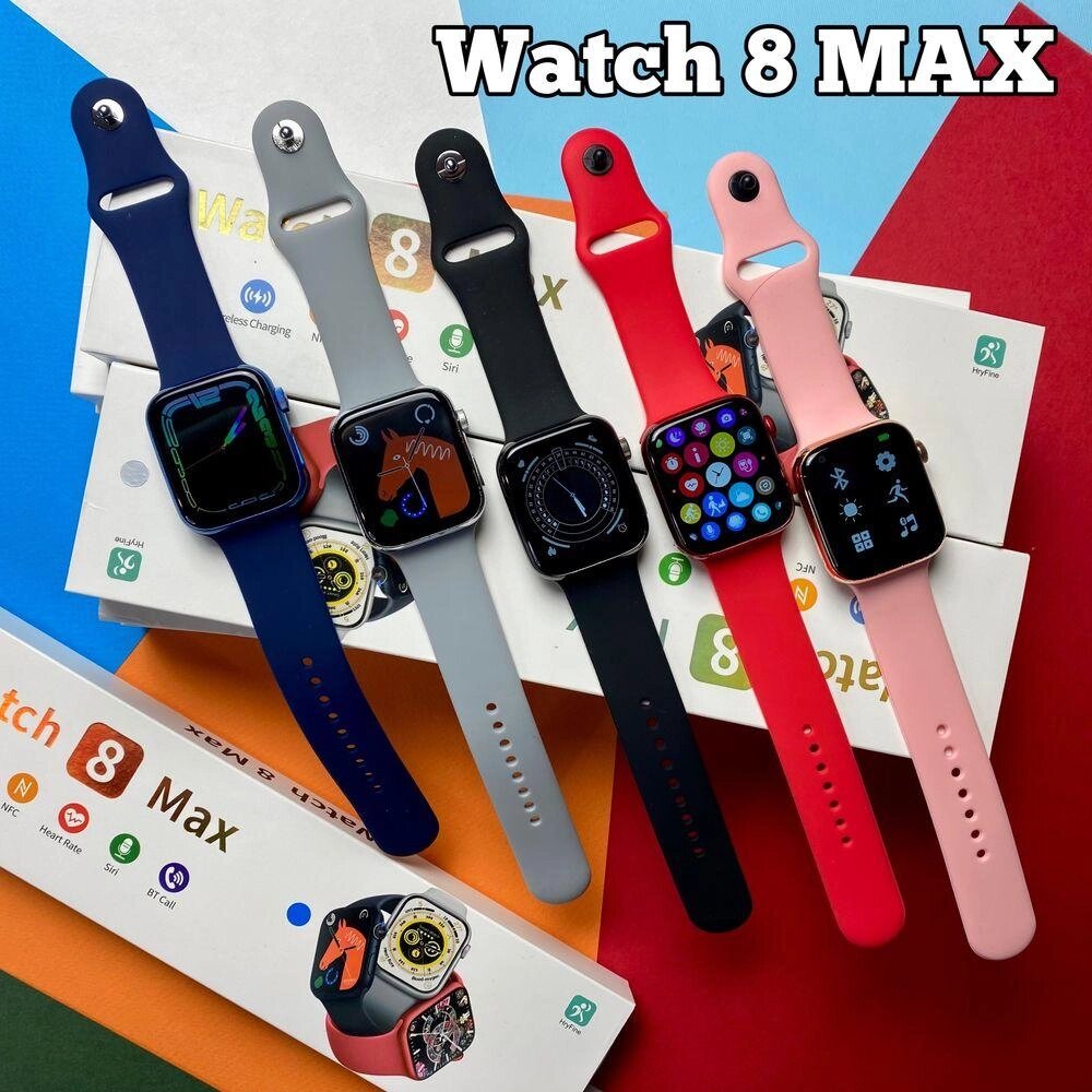 Смарт годинник WATCH 8 MAX з українською мовою від компанії K V I T K A - фото 1