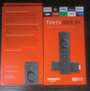 Смарт ТВ приставка Amazon fire tv stick 4k