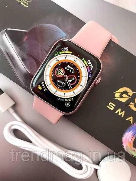Smart watch GS8Max Рожеві Смарт Годинники 1в1 Найкращі коп у наш час від компанії K V I T K A - фото 1