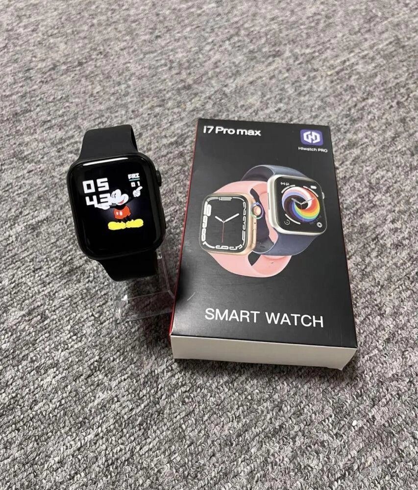 Smart Watch I7 Pro Max Серія 7 Спортивний розумний годинник Black від компанії K V I T K A - фото 1