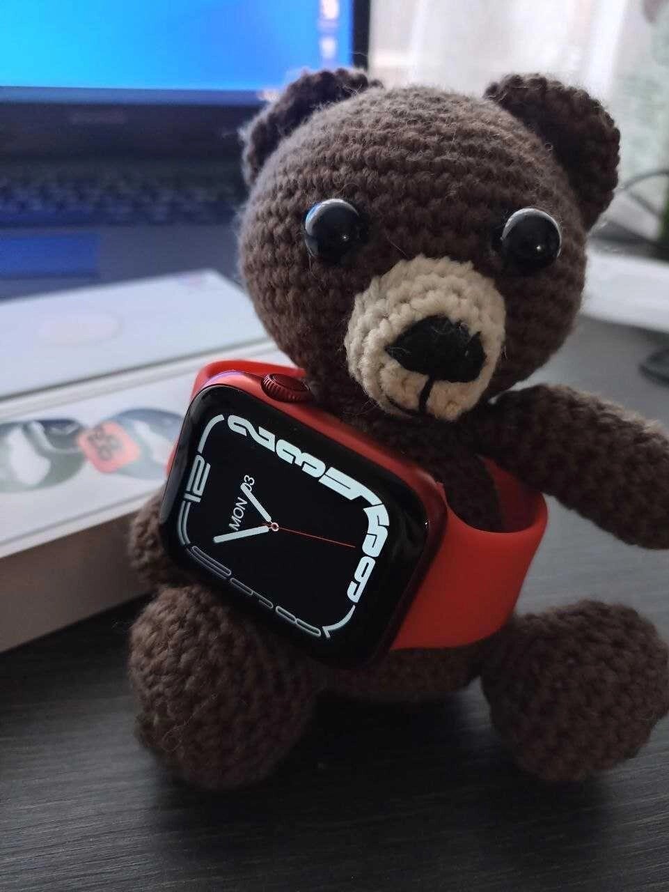 Smart Watch series 7 M7+ plus смарт годинник колір Червоний коп від компанії K V I T K A - фото 1