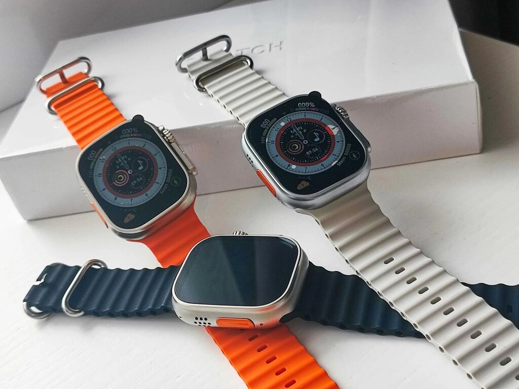 Smart Watch ULTRA+ GS8 смарт годинник коп ОПТ ДРОП 49мм +ремінець від компанії K V I T K A - фото 1