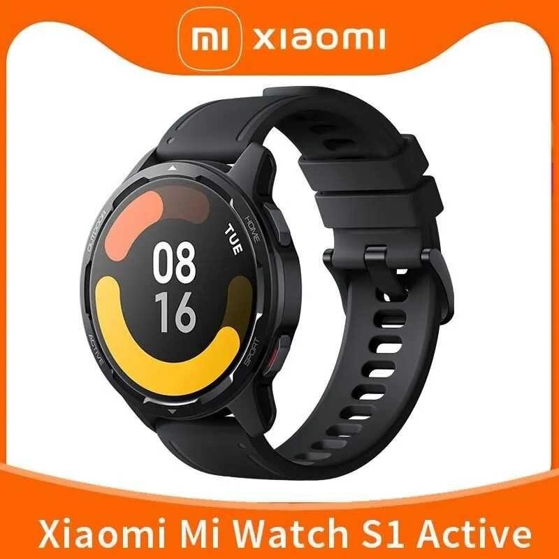Смартгодинник Xiaomi Watch S1 Active Global (чорний) від компанії K V I T K A - фото 1