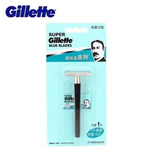 Верстат для гоління класичний Т-подібний Gillette Blue Blades + лезо