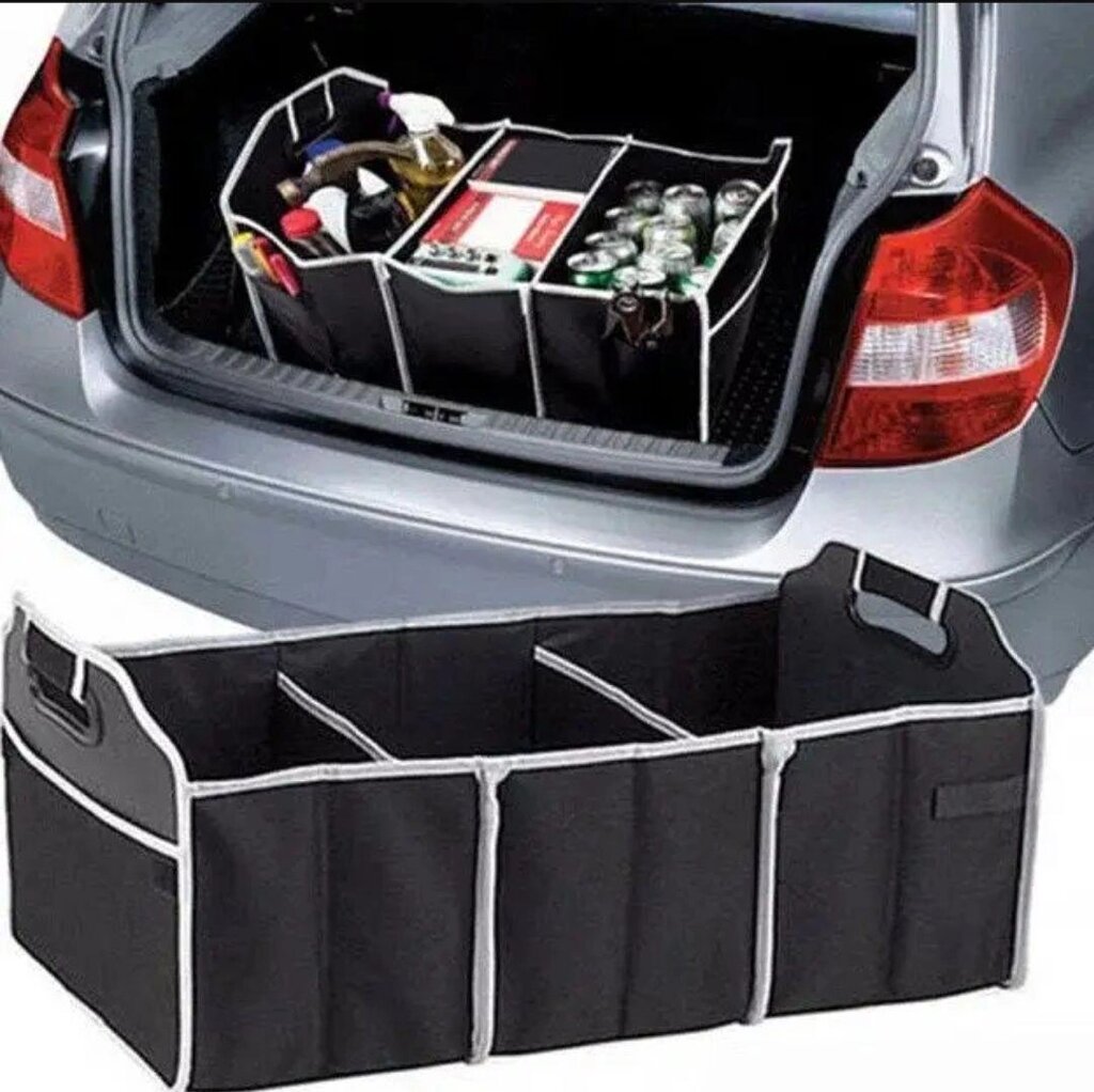 Сумка-органайзер у багажник автомобіля чорна від компанії K V I T K A - фото 1