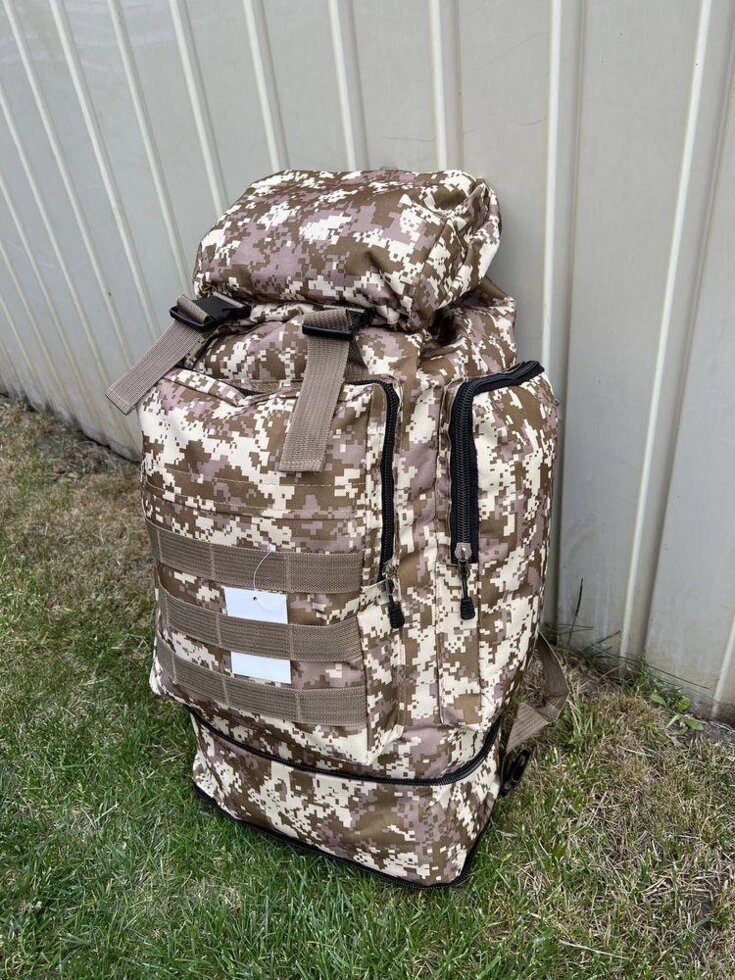 Тактичний рюкзак штурмовий 100 л. Військовий рюкзак ЗСУ. Армійська. від компанії K V I T K A - фото 1