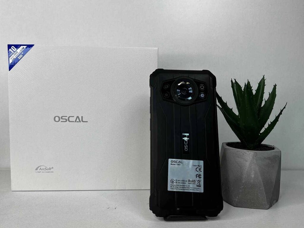 Телефон Blackview Oscal S80 6/128GB Dual Sim Black Смартфон Купити від компанії K V I T K A - фото 1