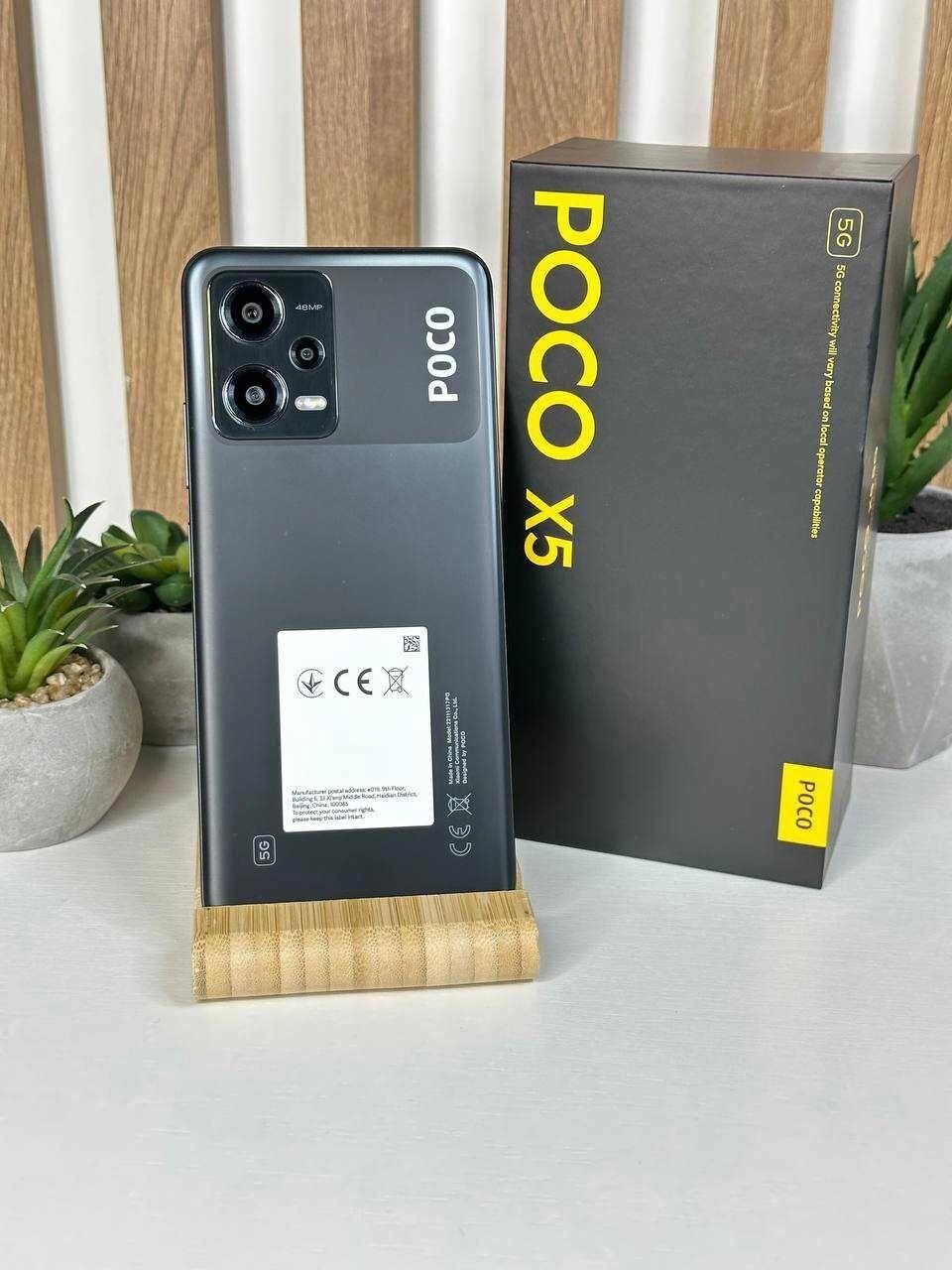 Телефон Poco X5 5G 8/256Gb Black Купити Смартфон Поко від компанії K V I T K A - фото 1