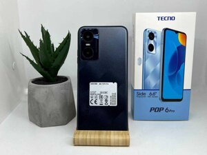Телефон Tecno POP 6 Pro (BE8) 2/32GB 2SIM Polar Black Купити Смартфон
