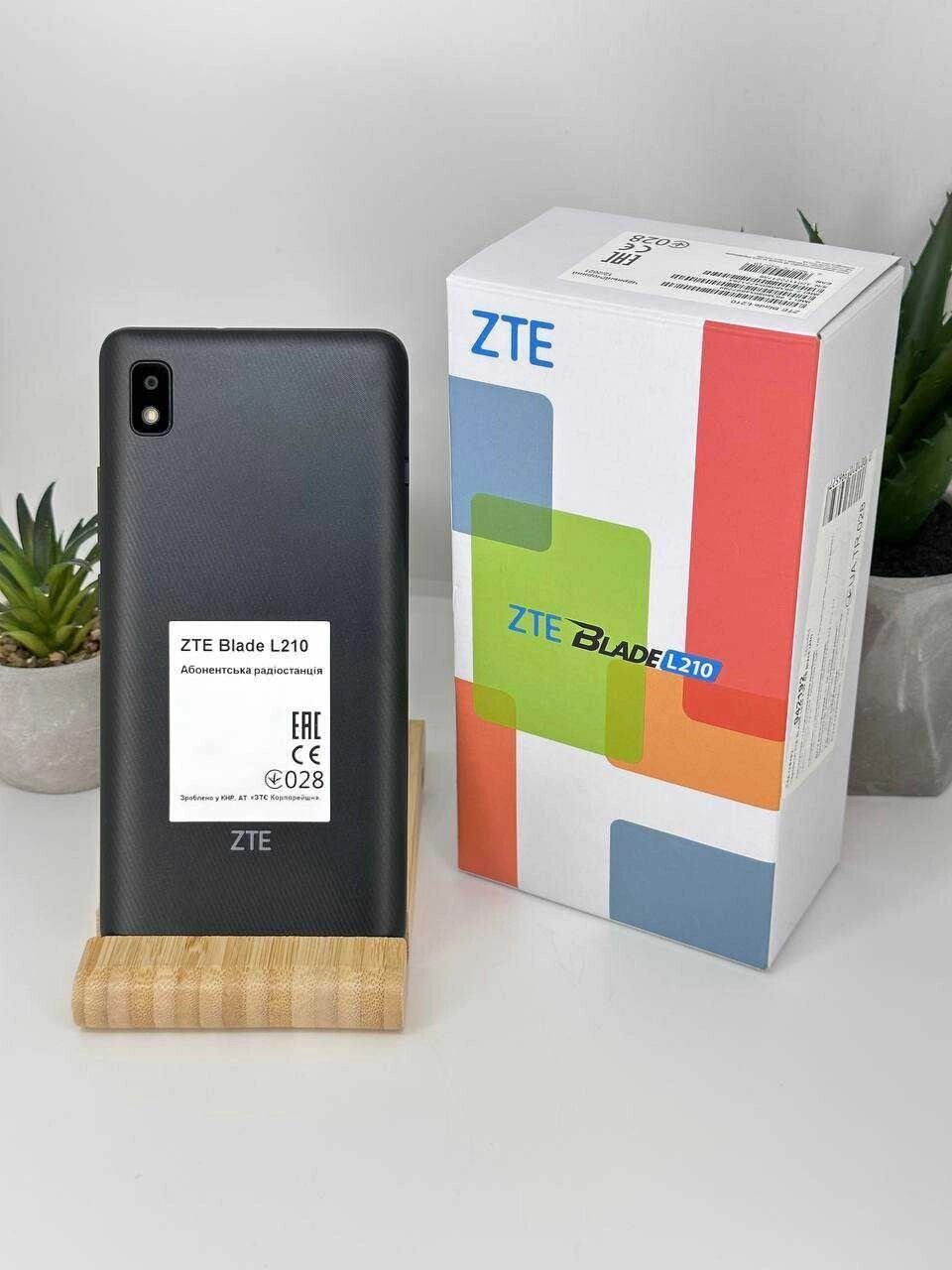 Телефон ZTE Blade L210 1/32GB Black Купити Смартфон ЗТЕ від компанії K V I T K A - фото 1