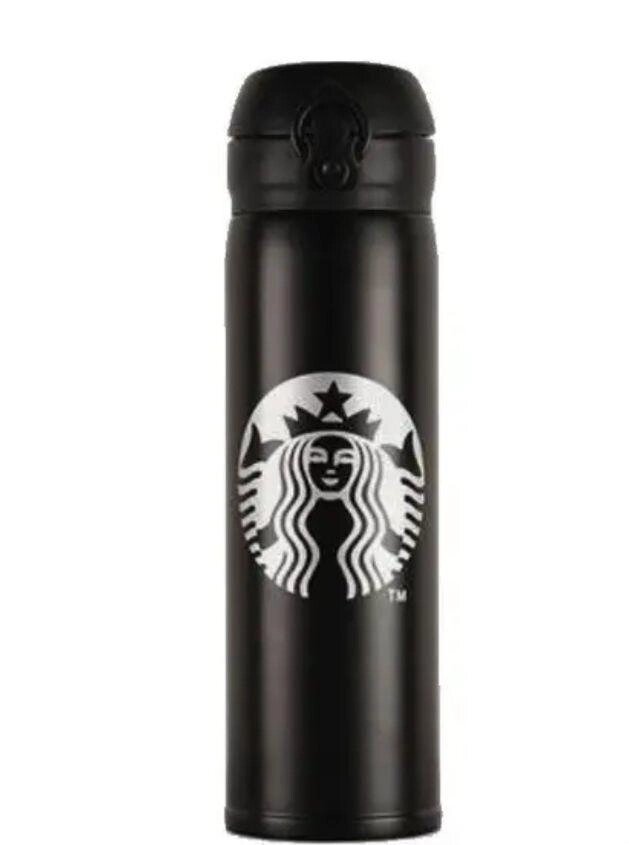 Термос Starbucks термокухоль чорний В наявності від компанії K V I T K A - фото 1