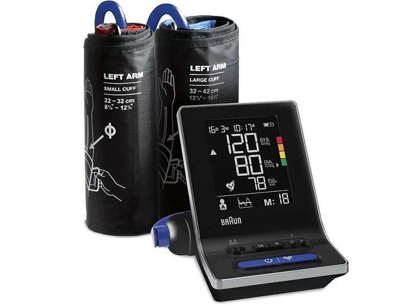 Тискомір монітор артеріального тиску та серцевого рит Braun ExactFit 5 від компанії K V I T K A - фото 1