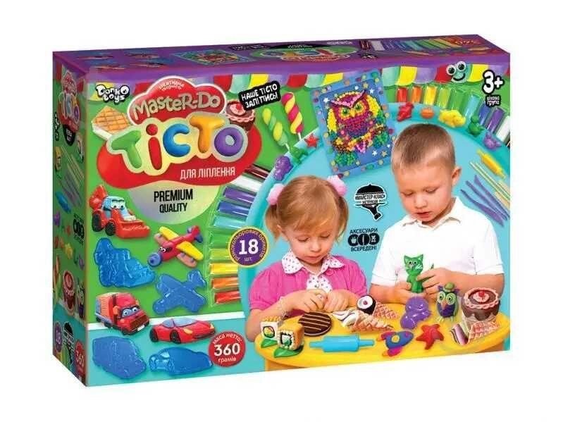 Тісто для ліплення Danko Toys Master Do ЛЮКС 18 кольорів від компанії K V I T K A - фото 1