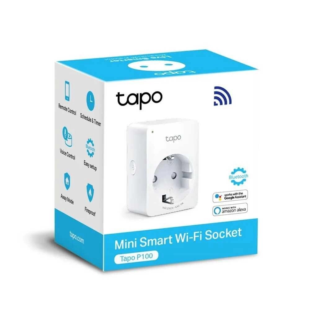 TP Link Tapo P100 Розумна Wi-Fi розетка від компанії K V I T K A - фото 1