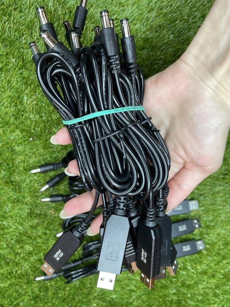 USB-перетворювач напруги з USB 5V dc 5.52.1 mm/шнур/кабель/5,9,12 V від компанії K V I T K A - фото 1