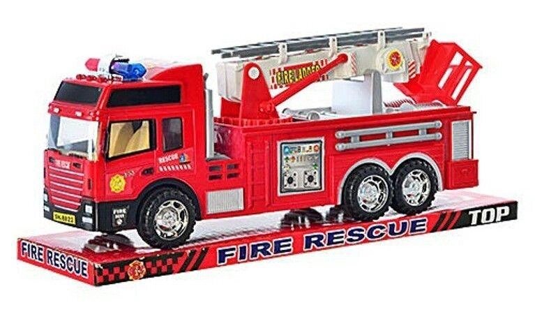 Великаажана машина,29 см, пожежна машина SH-9008, пожежна машинка від компанії K V I T K A - фото 1