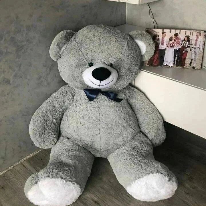 Великий плюшевий ведмідь, плюшевий ведмедик подарунок від компанії K V I T K A - фото 1
