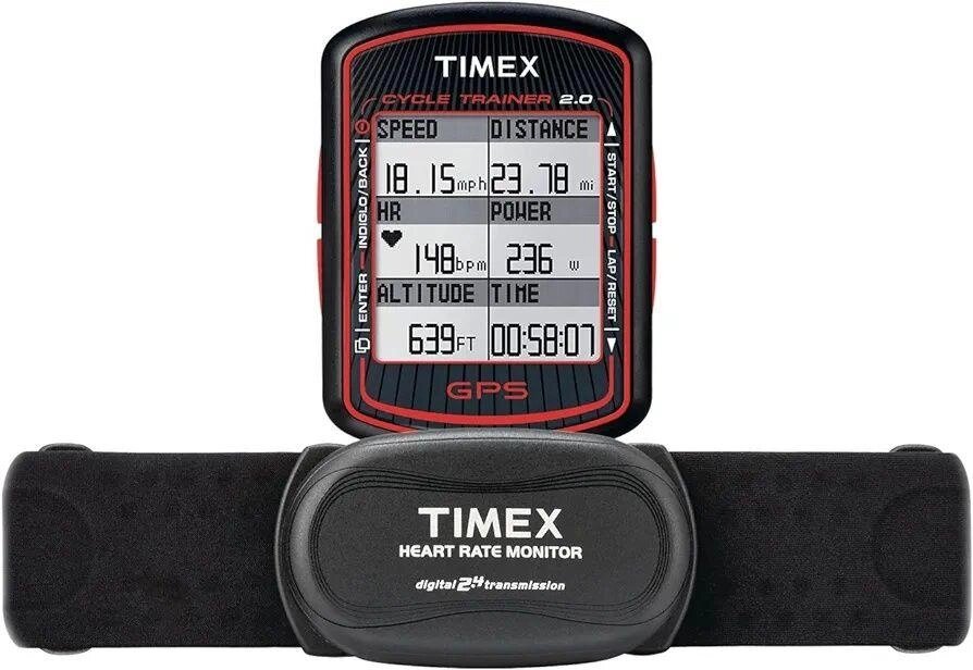 Велокомпютер з GPS Timex Cycle Trainer 2.0. навігатор hrm пульсометр від компанії K V I T K A - фото 1