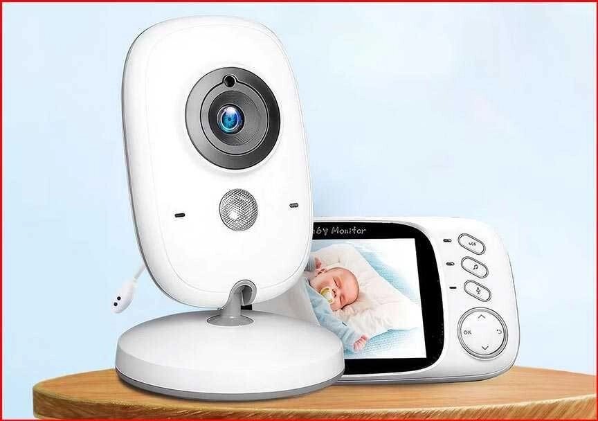 Відеоняня з датчиком звуку Baby Monitor VB603/радіоня з дисплеєм від компанії K V I T K A - фото 1