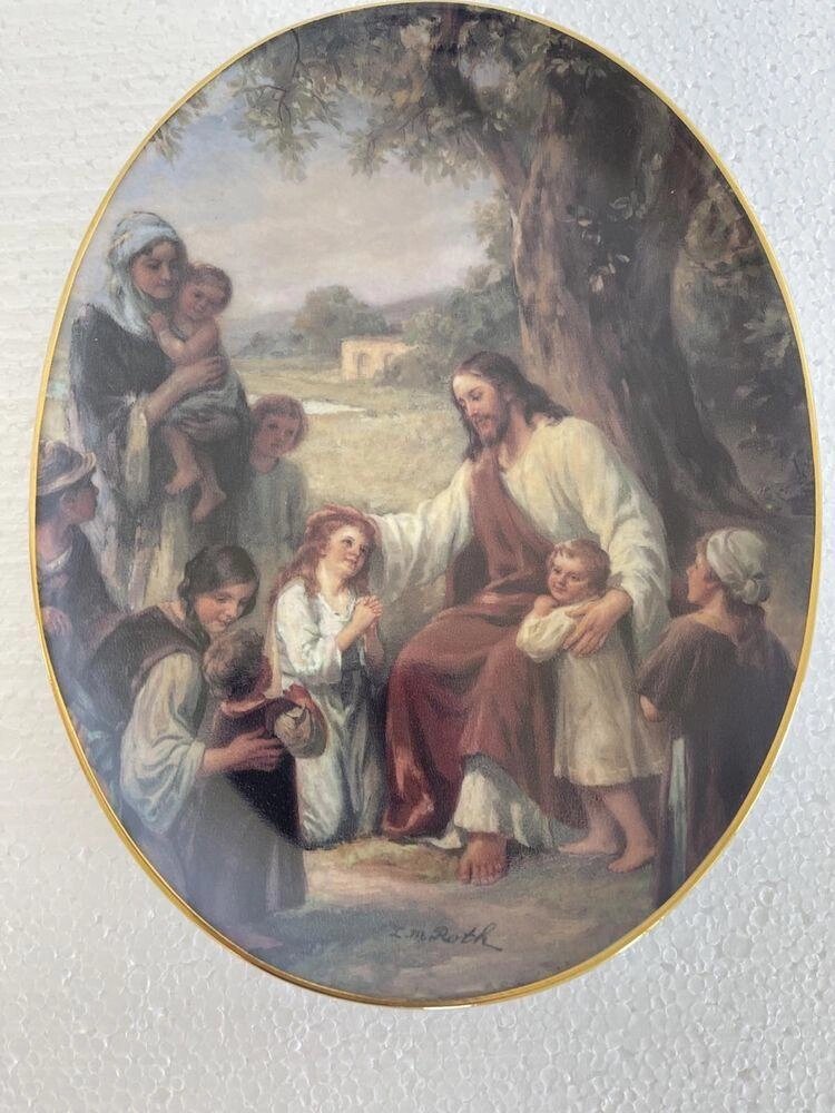 Вінтаж: колекція настінні панно фарфор «Сцени із життя Ісуса Христа» від компанії K V I T K A - фото 1