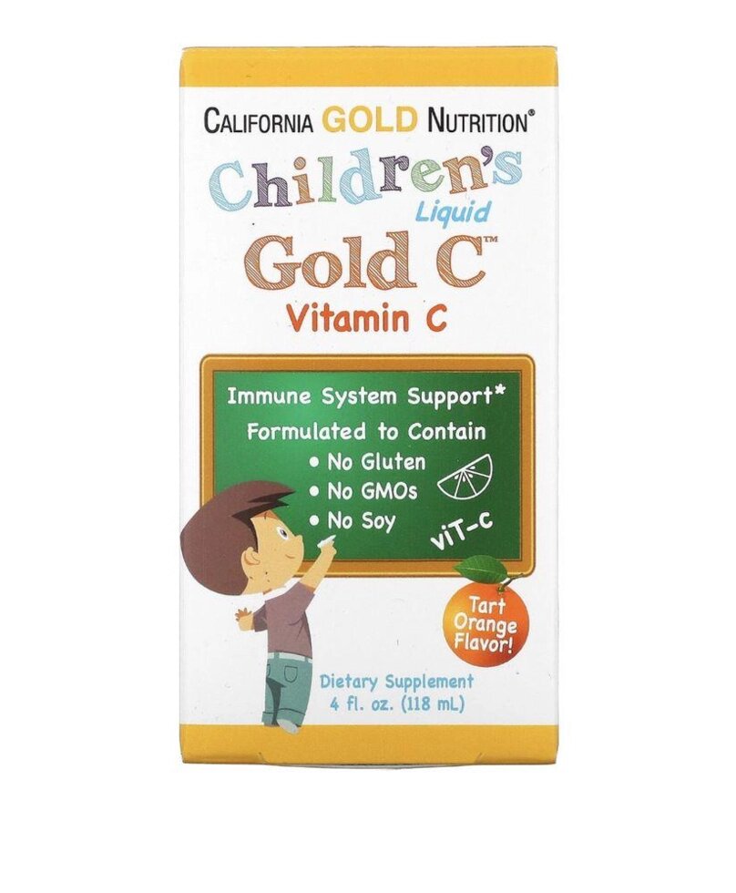 Вітамін з дитячий vitamin c ц california gold iherb від компанії K V I T K A - фото 1