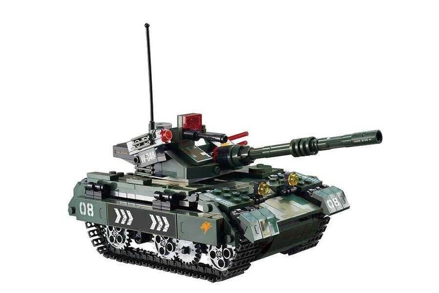 Wise Block Машина-конструктор на дистанційному керуванні Бойовий танк від компанії K V I T K A - фото 1