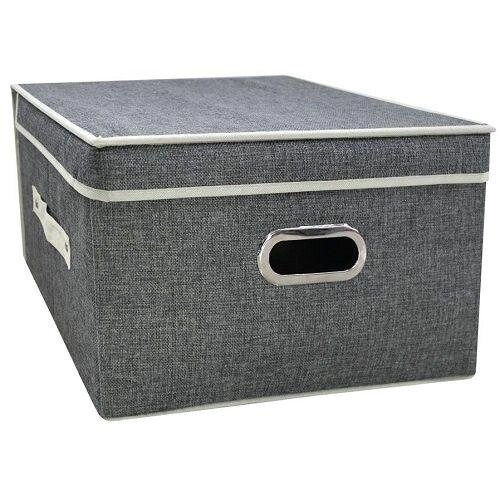 Ящик складаний для зберігання речей Grey 35*30*20см від компанії K V I T K A - фото 1