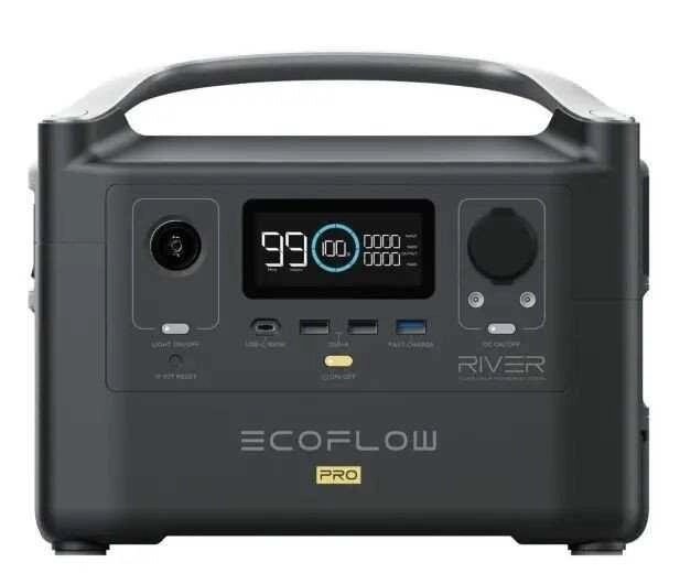 Зарядна станція EcoFlow RIVER Pro 720вт євро розетки 200000mah від компанії K V I T K A - фото 1