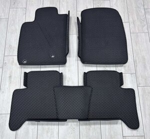 3Д килимки EVA в салон для Toyota Land Cruiser Prado 120 / Тойота Ланд Крузер/Прадо 120 2002-2009