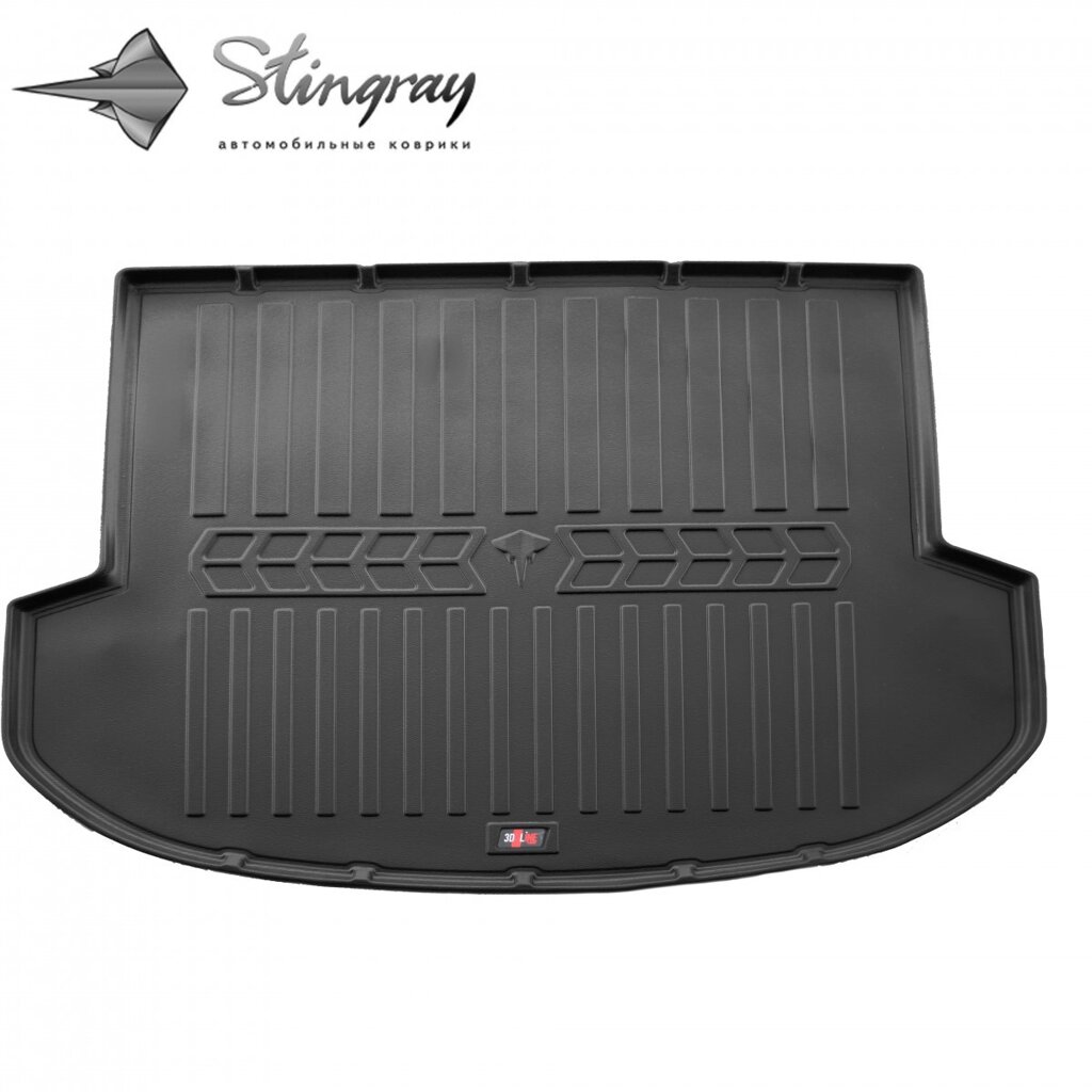 Автомобільний 3D килимок в багажник на HYUNDAI Santa Fe IV (TM) (2020-...) (5 seats) / Хюндай Санта Фе від компанії AUTOAS - фото 1