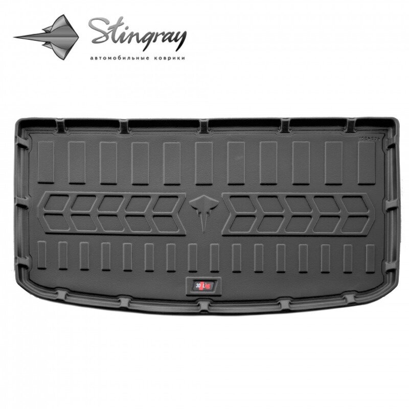 Автомобільний 3D килимок в багажник на VOLKSWAGEN ID. 6 (2021-...) (7 of 7 seats) (upper trunk)/ Фольксваген Айді6 від компанії AUTOAS - фото 1