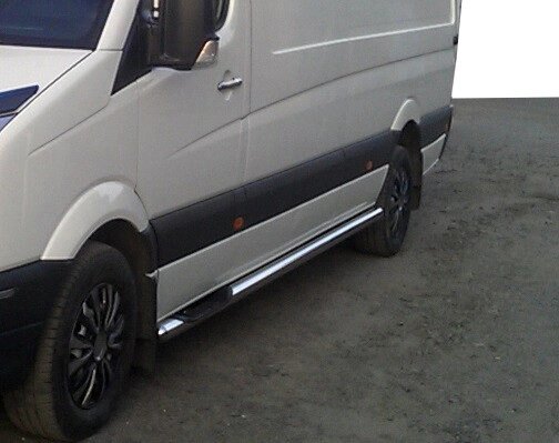 Бічні труби (2 шт., нерж.) Довга база для Opel Movano 2004-2010 рр. від компанії AUTOAS - фото 1