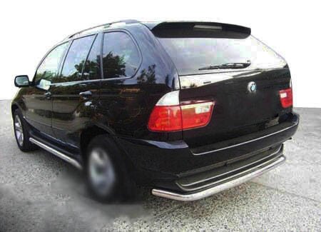 Бічні труби Special (2 шт., нерж) для BMW X5 E-53 1999-2006 років. від компанії AUTOAS - фото 1