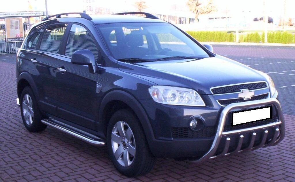 Бічний захист пороги майданчик Chevrolet Captiva 2006+ 2011+ захист заднього бампера дуги пороги від компанії AUTOAS - фото 1