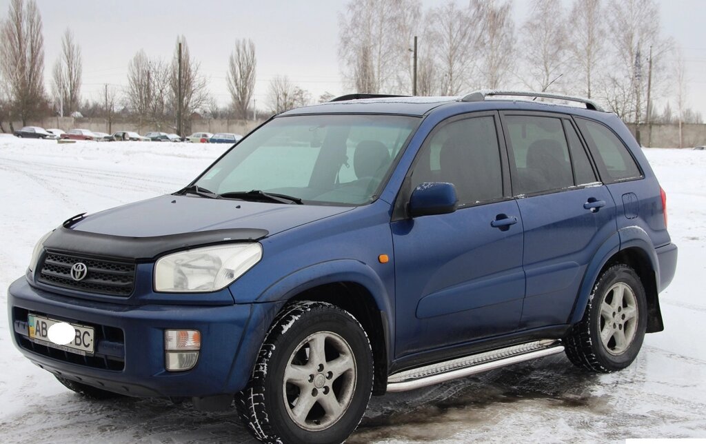 Бічний захист пороги майданчик Toyota RAV4 2000-2005 кенгурятник захист бампера дуги пороги від компанії AUTOAS - фото 1