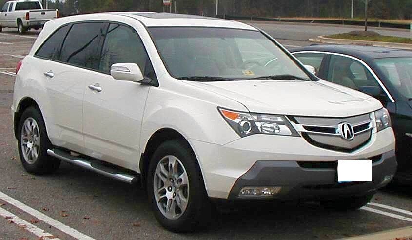 Бічний захист пороги труби Acura MDX 2006-2013 кенгурятник захист задня дуги пороги від компанії AUTOAS - фото 1